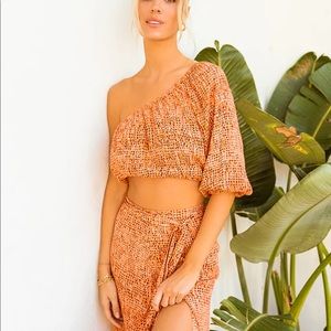 L*space Set (Nia top/Ashlyn skirt) - size Medium NWT